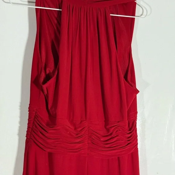 Evan Picone Deep Red Maxi Dress - Picture 10 of 11